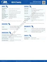 GB10S09P01 Datasheet Page 2