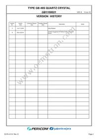 GB1100021 Datasheet Page 2