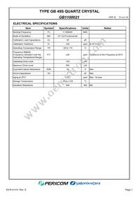 GB1100021 Datasheet Page 3