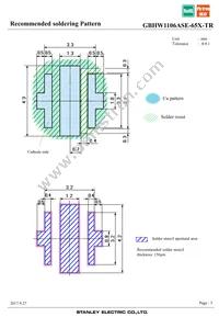 GBHW1106ASE-65X-TR Datasheet Page 3