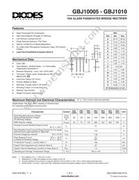 GBJ1010 Datasheet Cover