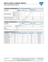 GBPC1206-E3/51 Datasheet Page 2