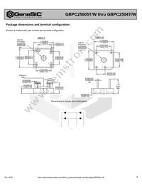 GBPC2501W Datasheet Page 4