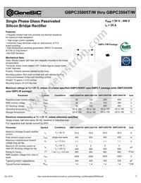 GBPC3502W Datasheet Cover