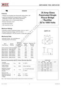 GBPC3508W-BP Datasheet Cover