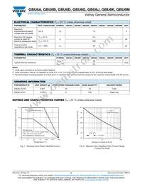 GBU6A-E3/45 Datasheet Page 2