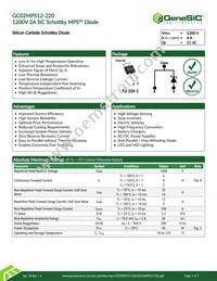 GC02MPS12-220 Datasheet Cover