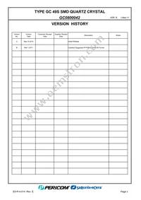 GC0800042 Datasheet Page 2