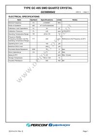 GC0800042 Datasheet Page 3