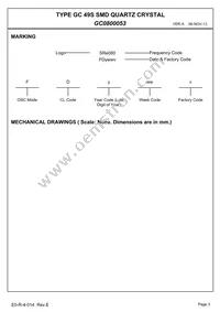 GC0800053 Datasheet Page 5