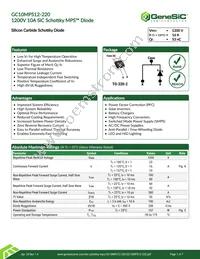 GC10MPS12-220 Datasheet Cover