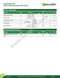 GC10MPS12-252 Datasheet Page 2