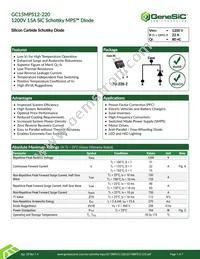 GC15MPS12-220 Datasheet Cover