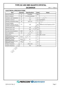 GC2000026 Datasheet Page 3