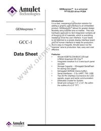 GCC-1 Datasheet Cover
