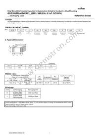 GCG188R92A104KA03D Datasheet Cover