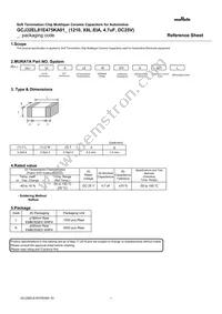 GCJ32EL81E475KA01L Datasheet Cover