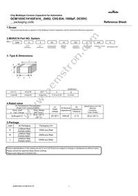 GCM1555C1H102FA16D Datasheet Cover