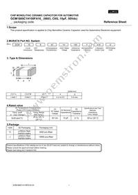 GCM1885C1H150FA16D Datasheet Cover