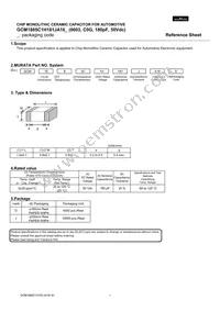 GCM1885C1H181JA16D Datasheet Cover