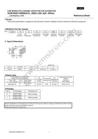 GCM1885C1H8R0DA16D Datasheet Cover