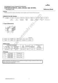 GCM1885C2A180FA16D Datasheet Cover