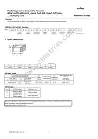 GCM1885C2A391JA16D Datasheet Cover