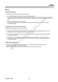 GCM1885G1H101JA16D Datasheet Page 23