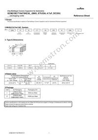 GCM21BC7YA475KE36L Datasheet Cover