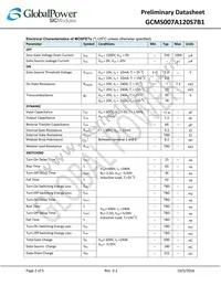 GCMS007A120S7B1 Datasheet Page 2