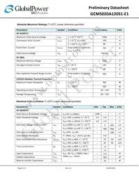 GCMS020A120S1-E1 Datasheet Page 2