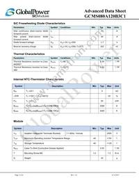 GCMS080A120B3C1 Datasheet Page 3