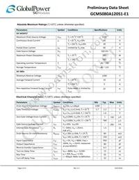 GCMS080A120S1-E1 Datasheet Page 2