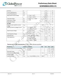 GCMS080A120S1-E1 Datasheet Page 3