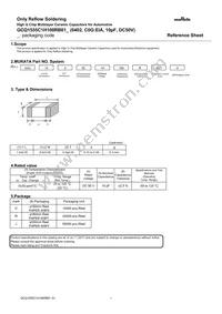 GCQ1555C1H100RB01D Datasheet Cover