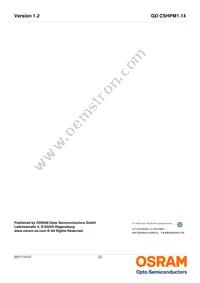 GD CSHPM1.14-UNUO-W4-1-350-R18 Datasheet Page 22