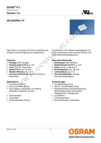 GD DASPA1.14-RKRM-W5-1 Datasheet Cover