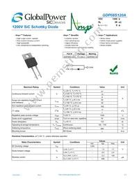 GDP08S120A Datasheet Cover