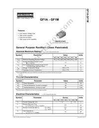 GF1M Datasheet Page 2