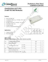 GHIS025A120T1P2 Datasheet Cover