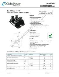 GHIS030A120S-A1 Datasheet Cover