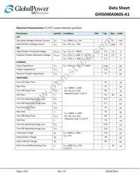 GHIS040A060S-A1 Datasheet Page 2