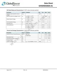 GHIS040A060S-A1 Datasheet Page 3