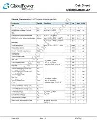 GHIS080A060S-A2 Datasheet Page 2