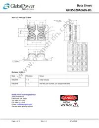GHXS020A060S-D1 Datasheet Page 4