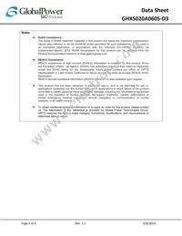 GHXS020A060S-D3 Datasheet Page 5
