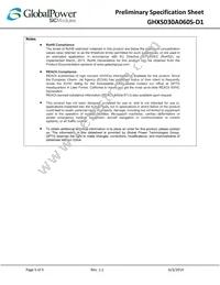 GHXS030A060S-D1 Datasheet Page 5