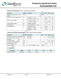 GHXS030A060S-D1E Datasheet Page 2