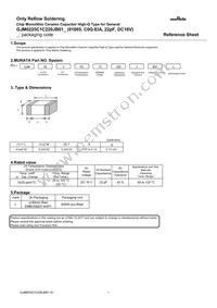 GJM0225C1C220JB01L Datasheet Cover