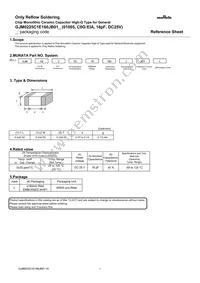 GJM0225C1E160JB01L Datasheet Cover